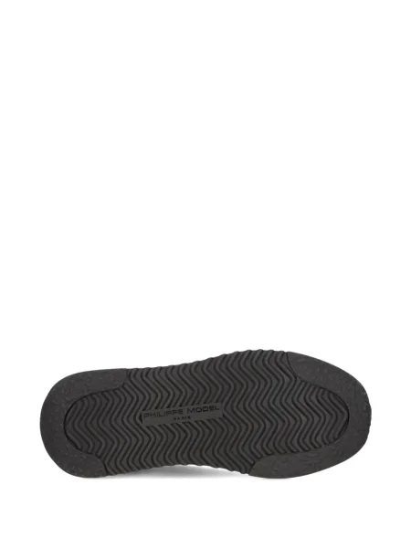 Sneakerși Philippe Model Paris din piele de căprioară roșu