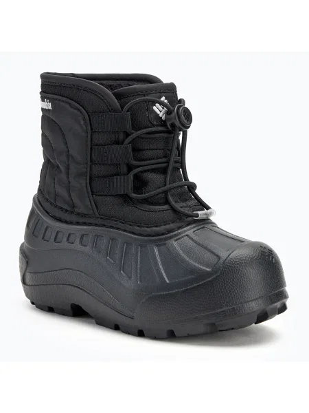 Детски ботуши за сняг Columbia Powderbug Snowlite Lace black / white бяло