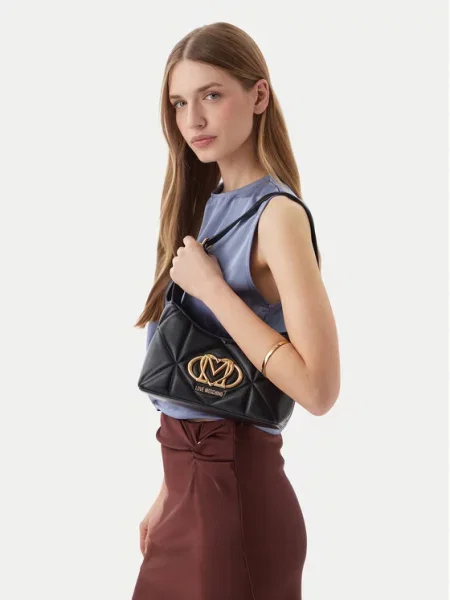 LOVE MOSCHINO Kabelka čierna