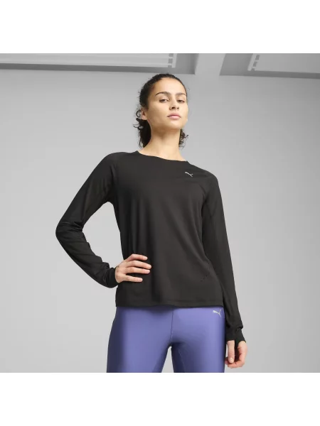 PUMA koszulka do biegania RUN CLOUDSPUN Odzież S czarny