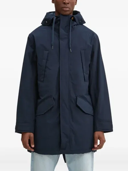 Geacă parka Timberland cu glugă albastru