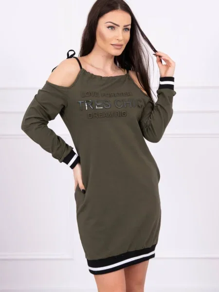 Rochie Kesi de costum kaki