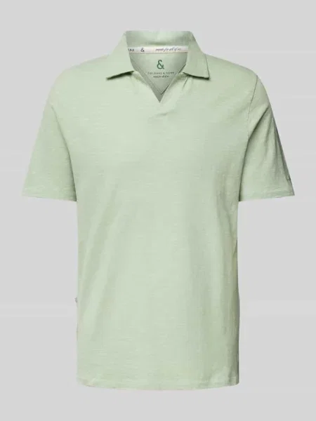 Koszulka polo o kroju slim fit z kołnierzem z połami Colours & Sons