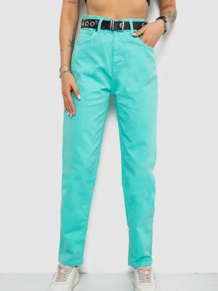 Джинси мом Ager м'ятний