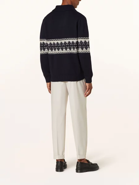 Olymp Sweter blau granatowy