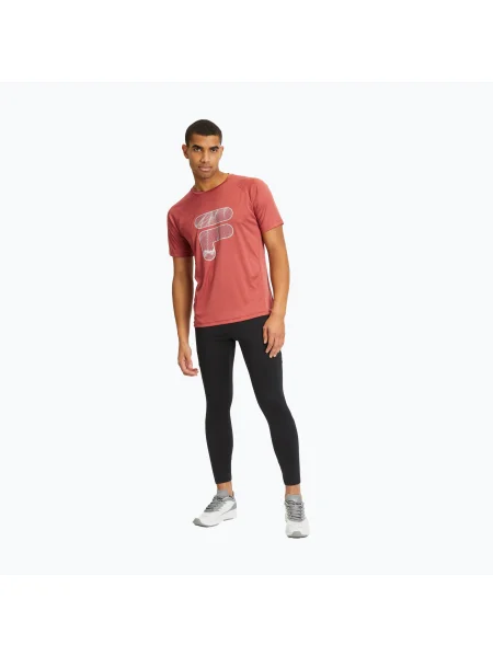 Tricou pentru bărbați FILA Riverhead marsala