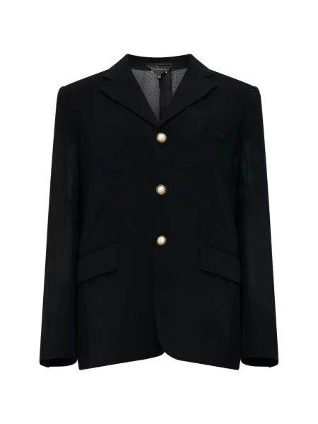 Geacă Comme Des Garçons cu perle cu rever negru