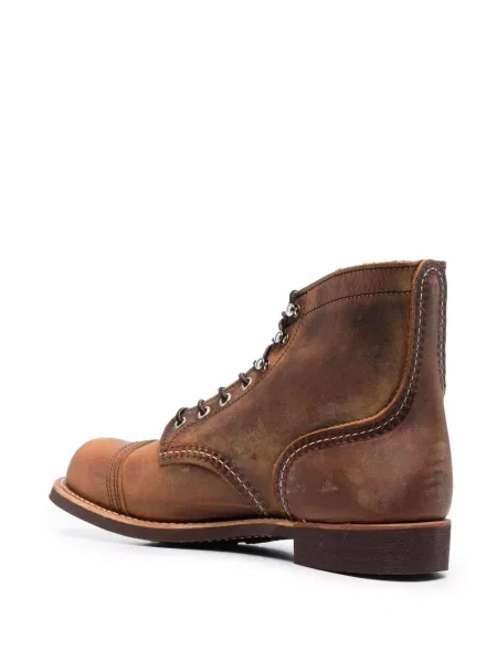 Μποτάκια αστραγάλου Red Wing Shoes με κορδόνια με δαντέλα κόκκινο