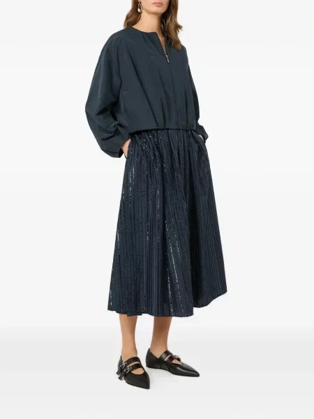 Decupat geacă Weekend Max Mara albastru