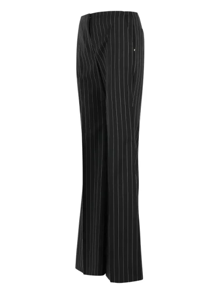 Pantaloni Sportmax cu dungi negru