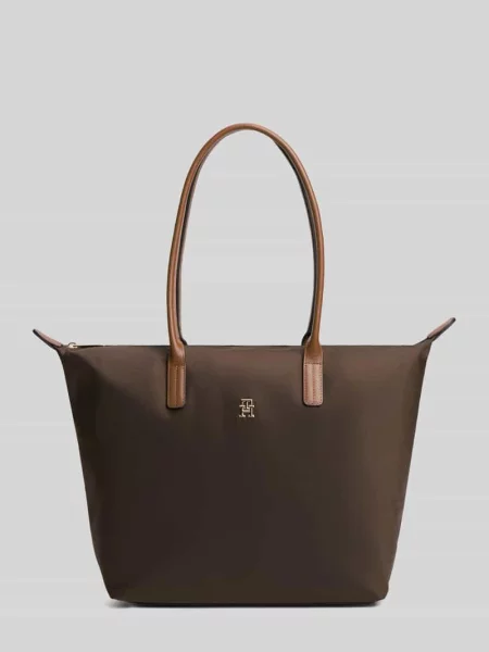 Tommy Hilfiger torebka shopper brązowa