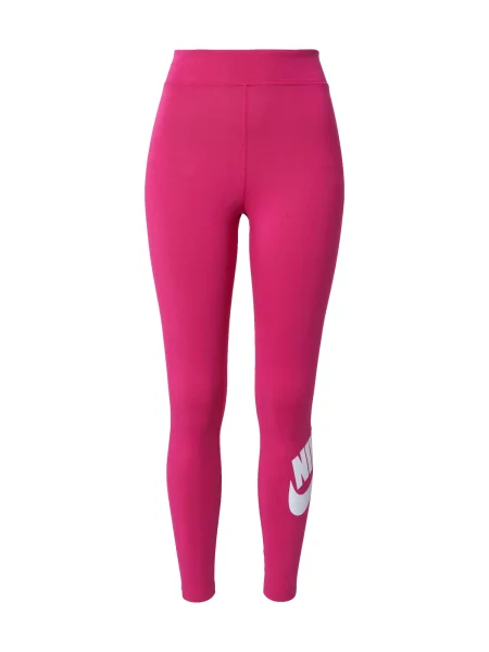 Nike Sportswear Leggings Essential roz închis alb