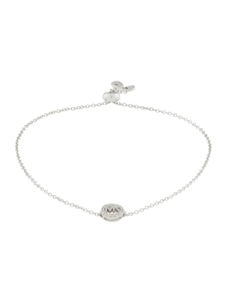 Brăţară Michael Kors transparente argintiu