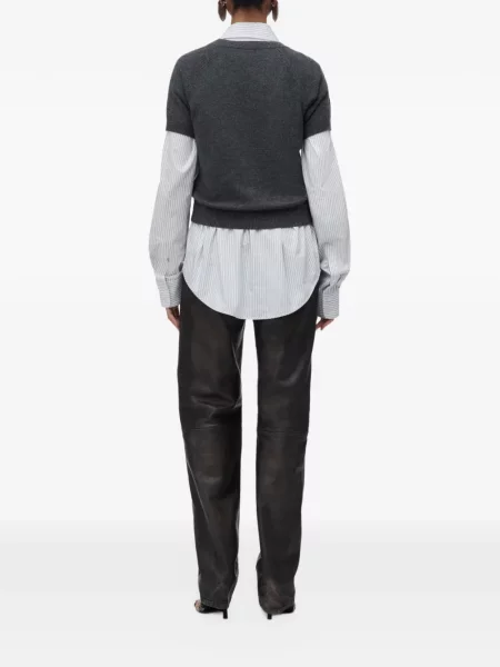 Tričko Alexander Wang sivá