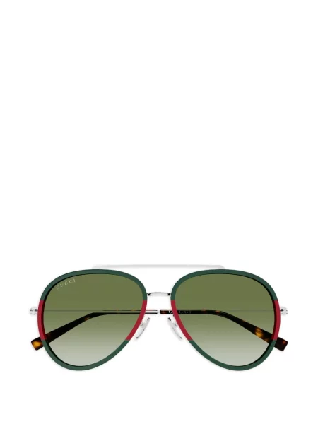 Ochelari de soare Gucci Eyewear cu dungi verde