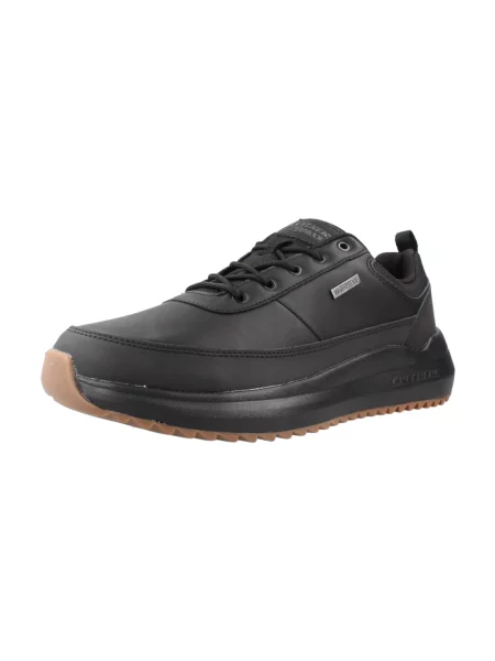 Sneakersy Skechers skórzane czarne