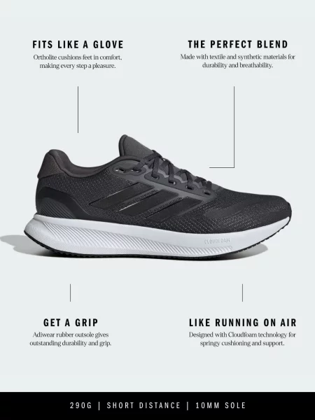 ADIDAS PERFORMANCE Tenisice za trčanje Runfalcon 5 antracit siva