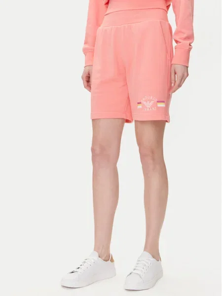 Športové šortky Emporio Armani Underwear ružová
