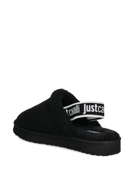 Papuci tip mules Just Cavalli negru