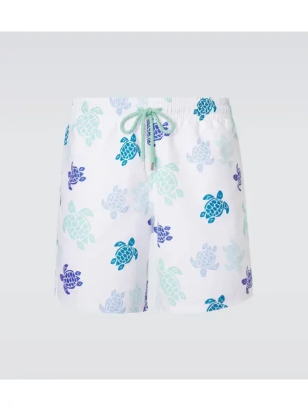 Spodní díl plavek Vilebrequin s potiskem bílý