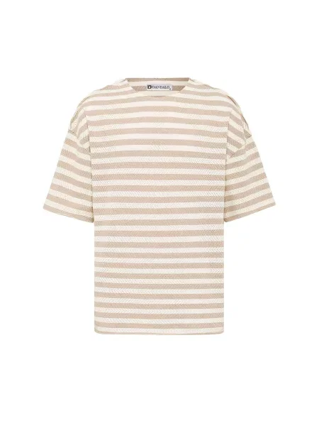 Dandalo Tricou Mark deschis / brocart bej