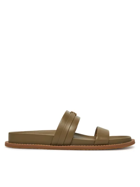 Papuci Michael Michael Kors fără toc verde