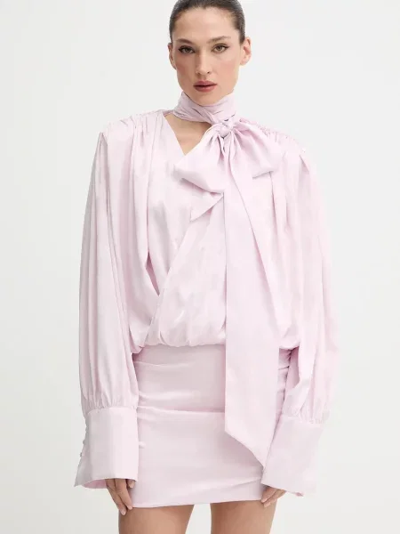 Rotate rochie mini mulată violet