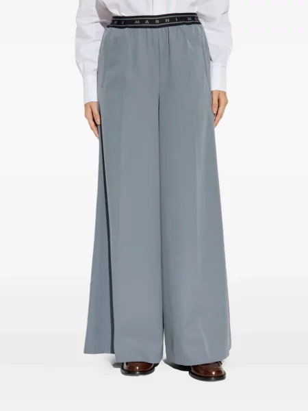 Pantaloni Marni cu autograf gri