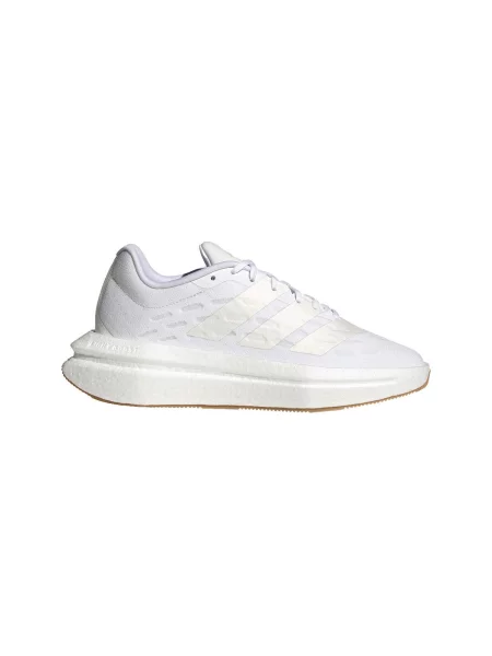 Bežecké bežecké topánky Adidas so sieťovinou biela