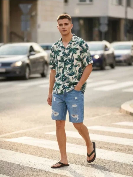 Sinsay Džínové šortky s oděrkami modrá