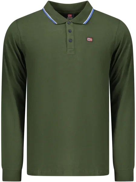 Polo Norway 1963 cu mâneci lungi verde
