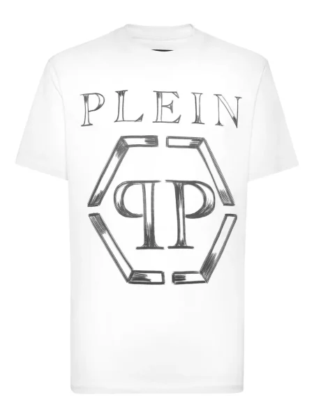 Tricou Philipp Plein alb