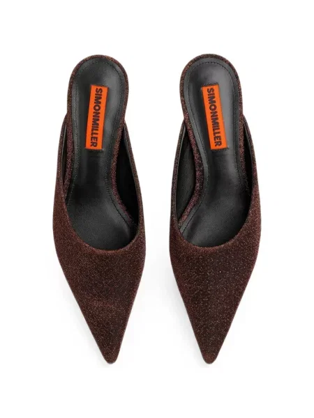 Papuci tip mules Simon Miller maro