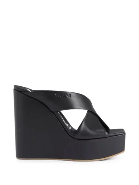 Sandale Giuseppe Zanotti din piele cu pană negru