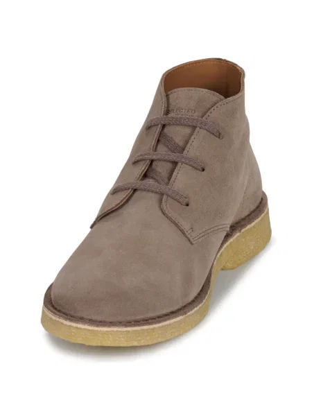 Pantofi Selected maro