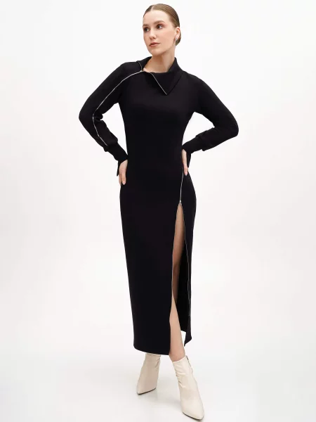 A.G.N.A Сукня максі чорний