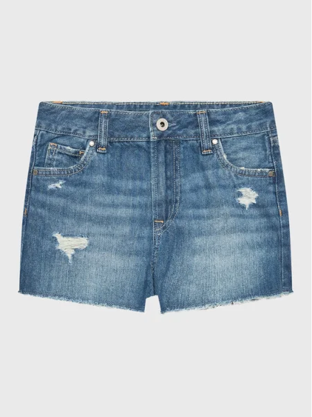 Pepe Jeans Pantaloni scurți de blugi Patty Short albastru