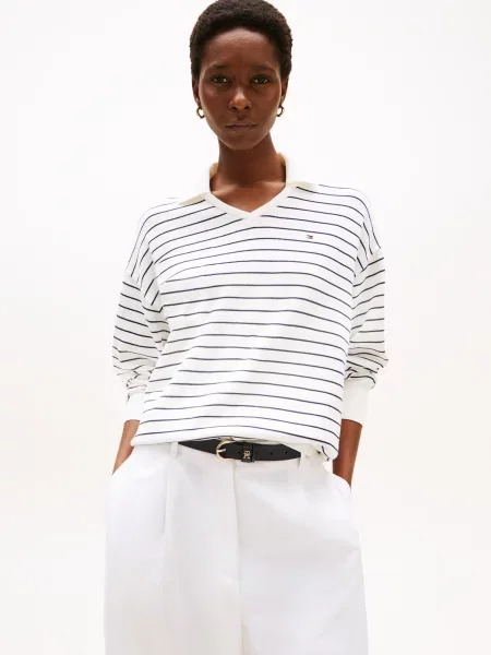 Tommy Hilfiger pulóver könnyű fehér