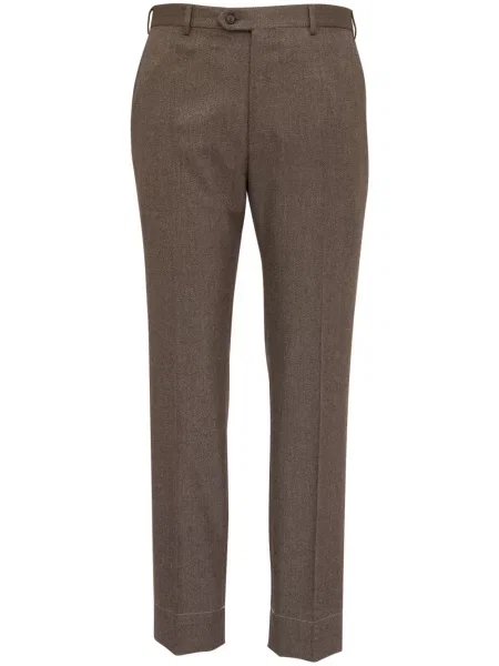 Pantaloni Brioni de lână maro