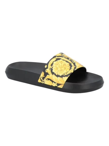 Klapki Versace czarne