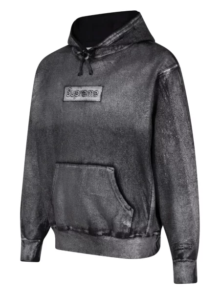 Суичър с качулка Supreme черно