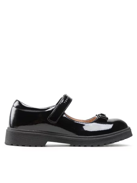 Κλειστά παπούτσια Tommy Hilfiger Ballerina S μαύρο