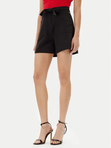 Pantaloni scurți Guess scurte negru