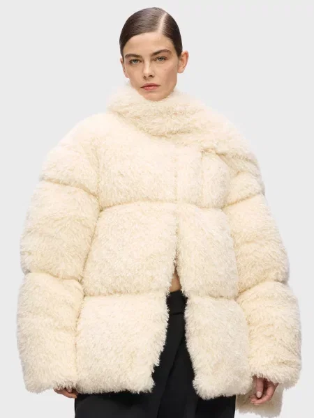 Шуба Karl Lagerfeld біла