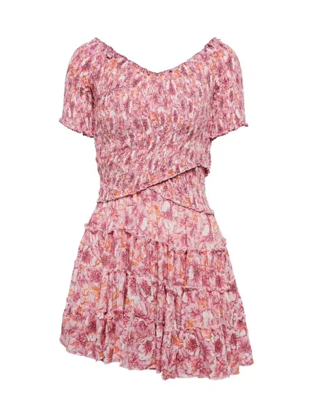 Rochie Poupette St Barth cu imagine roz