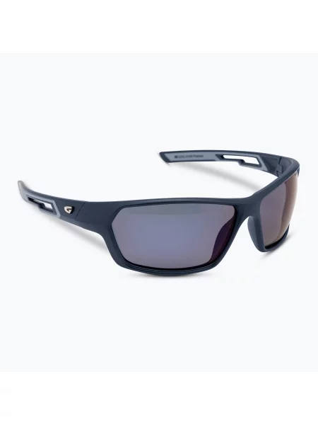 Okulary przeciwsłoneczne GOG Jil matt navy blue/grey/blue mirror szare