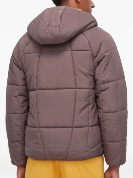 Geacă Adidas cu glugă din fleece cu model camuflaj alb