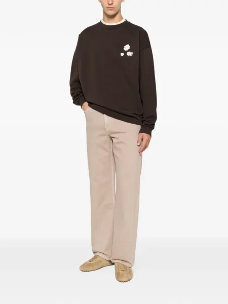 Hanorac Sandro cu model floral maro