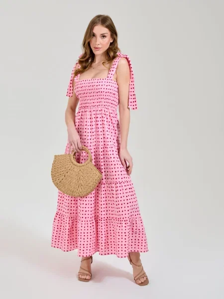 Платье миди Sinsay ретро