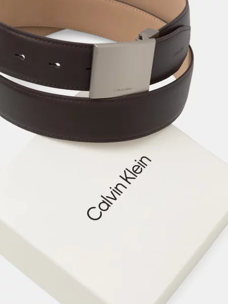 Bőr öv Calvin Klein barna